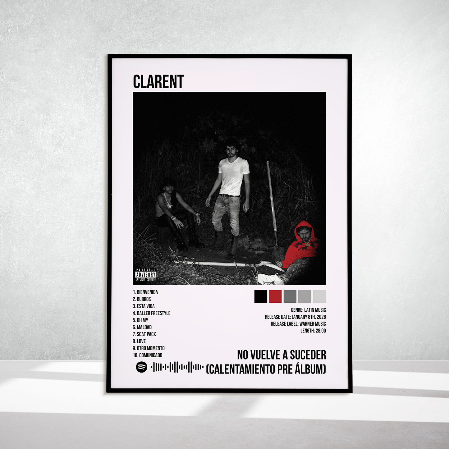 No vuelve a suceder (calentamiento pre álbum)