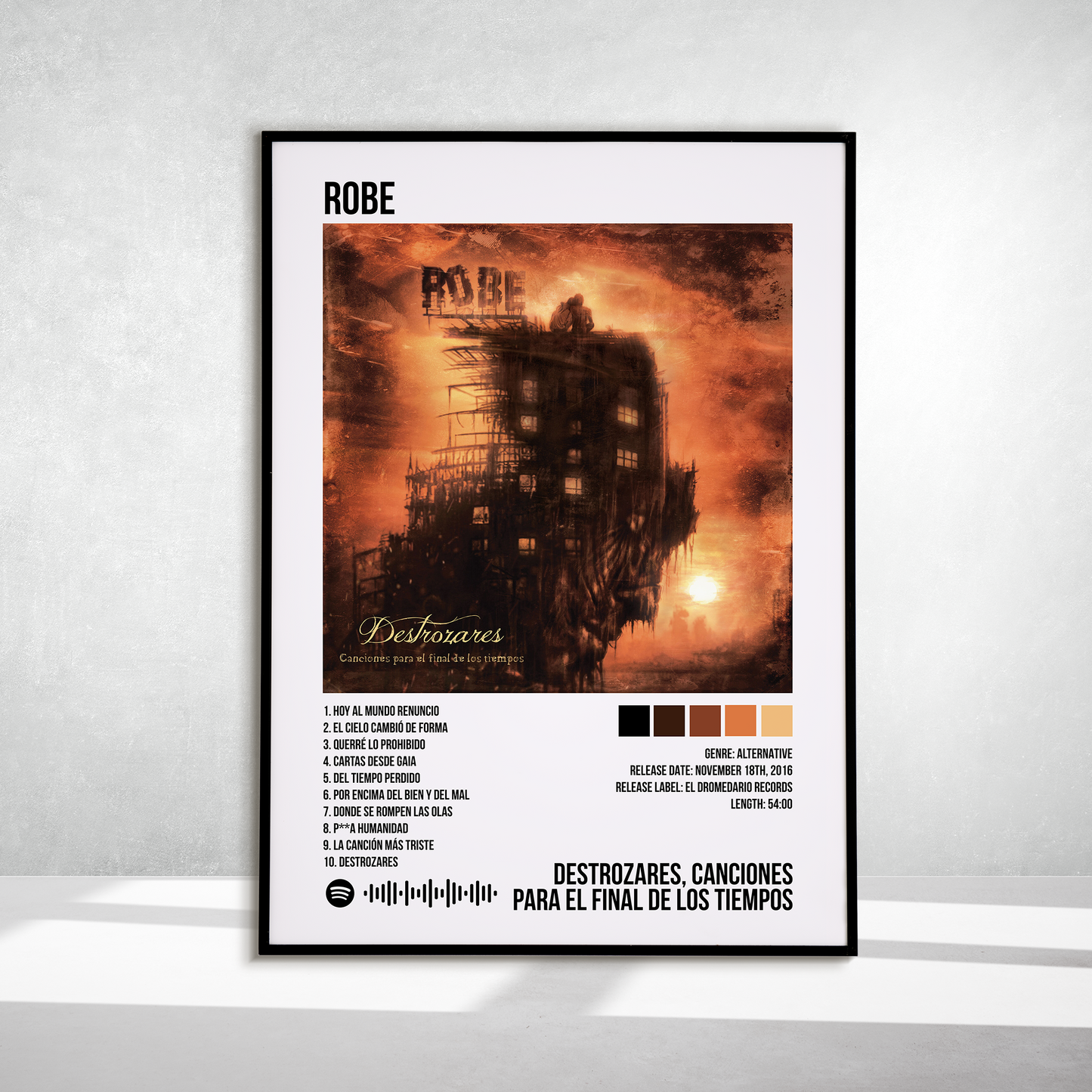 Destrozares, Canciones para el Final de los Tiempos