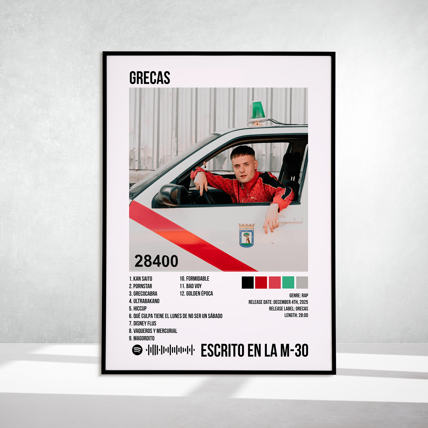 Escrito en la M-30