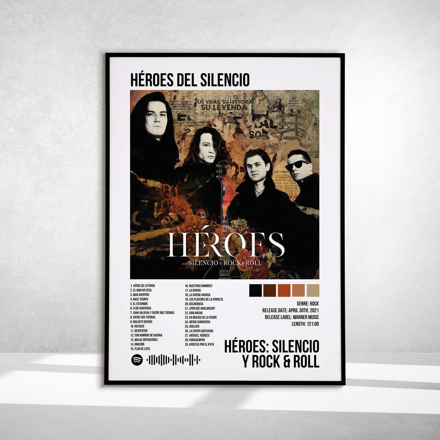 Héroes: Silencio y Rock & Roll